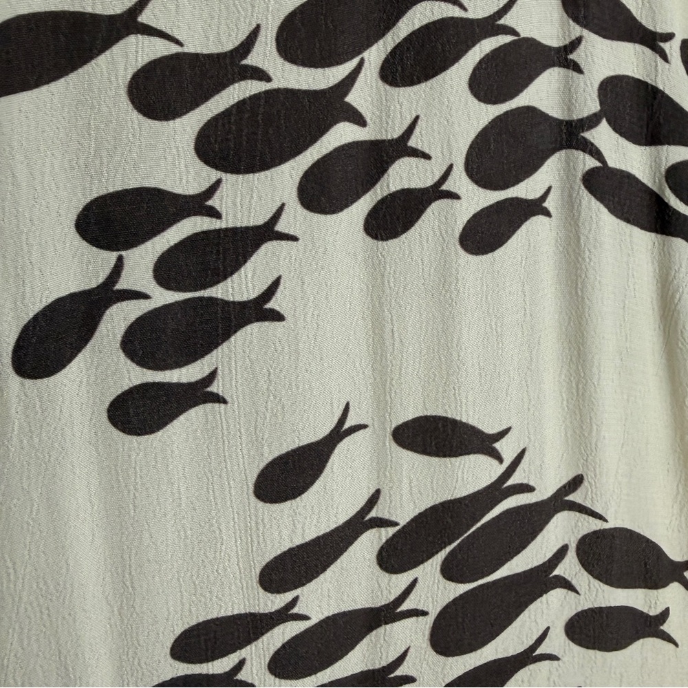 NWT Ava Sky Dress Anessa — Macadamia Fish print | size S. Maxi length. - Picture 6 of 8